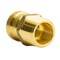 Quickfitting 1/2in Push-to-Connect x 3/4in MNPT Brass Male Straight Reducing Adapter Fitting LF842MR - alternate 2